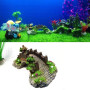 Youery Aquarium Pont Ornement,Poissons Paysage réservoir Décor Aquarium Résine Pont réservoir de Poissons Arc Arche Pavillon Arb