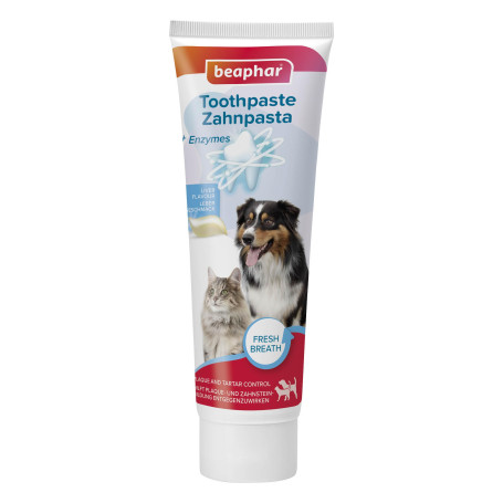 Beaphar Dentifrice - pour chiens et chats - au goût de foie - 100 g