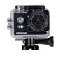 Grundig Camera Vlog - Caméra Sport 720P - Action Cam Résistant à l'eau - Caméra Embarquée - Angle de Vue 100° - Noir