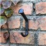 TentHome 3 x Porte-Manteau Patère Murale de Maison de Campagne Crochets Muraux Incurvés en Fonte Antiques Crochets Polyvalents C