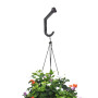 TentHome 3 x Porte-Manteau Patère Murale de Maison de Campagne Crochets Muraux Incurvés en Fonte Antiques Crochets Polyvalents C