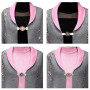 4 pièces Pince à Cardigan, Clip de Cardigan pour Femme Clips de Pull Vintage,Alliage Sweater Shawl Clip, Pinces pour Chandail av