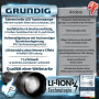GRUNDIG Lampe de poche LED rechargeable - Extrêmement lumineuse - Technologie ionique - Anti-défaillance avec lampe de travail s