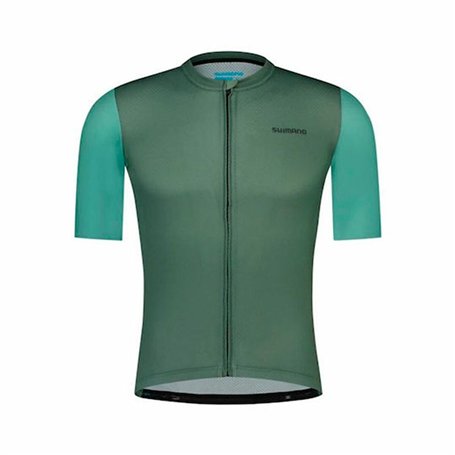 maillot de cyclisme Shimano Aria S.S. Olive
