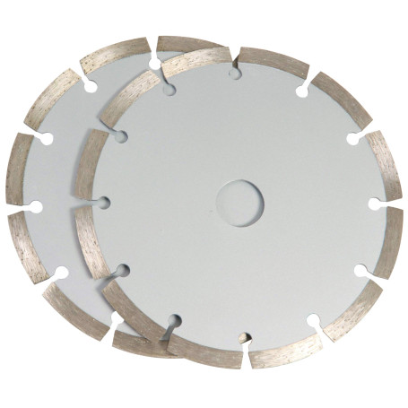 FERM Lame diamantée 150mm (2 pcs) - pour rainureuse