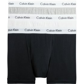 Calvin Klein Trunk 3pk Homme Trunk, Multicolore (Black/White/Grey Heather), XS Calvin Klein Trunk 3pk Homme Trunk