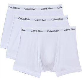 Calvin Klein Trunk 3pk Homme Trunk, Blanc (White), XS Calvin Klein Trunk 3pk Homme Trunk