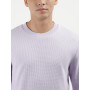Calvin Klein Badge Waffle Ls Tee J30j323485 Homme Hauts en Tricot à Manches Longues