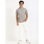 Calvin Klein Badge Regular Tee J30J323484 T-Shirt S/S, Grey (Rock Ridge), S Men's
