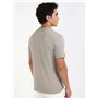 Calvin Klein Badge Regular Tee J30J323484 T-Shirt S/S, Grey (Rock Ridge), M Men's