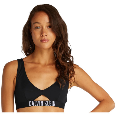 Calvin Klein Haut de Bikini Brassière Femme Ajouré