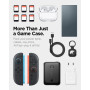Spigen Nano Pop Pro Pochette de Transport Compatible avec Nintendo Switch 2 2025 Housse de Transport Rigide avec Espace de Stock
