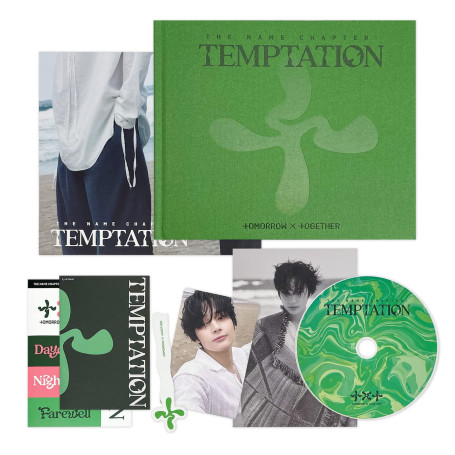 TXT - [The Name Chapter : TEMPTATION] (Farewell Ver.) Photo Book + Lyric Book + CD + Sticker Pack + Bookmark + Post Card + Photo