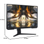 Samsung Ecran PC Odyssey G50A -32'' 165Hz, 1ms, Dalle IPS, Résolution WQHD 2560x1440, 2500:1, 300cd/m2, Compatible G-Sync, AMD F