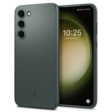 Spigen Thin Fit Coque Compatible avec Samsung Galaxy S23 - Vert