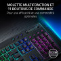 Razer BlackWidow V4 Low-Profile HyperSpeed - Clavier Gaming mécanique Low-Profile sans Fil (BT, Molette Multifonction et 3 Bouto