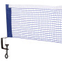 Tennis de Table Net Portable Simple Polyester Tennis Table Pong Net avec Support en Métal Sports Remplacement Accessoires(蓝)