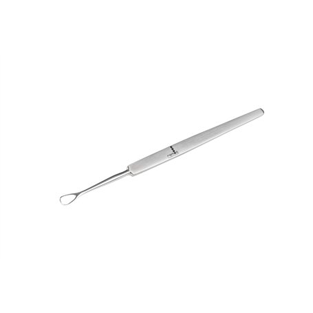 REMOS Cure-oreilles en acier inoxydable pour enlever le cérumen 14 cm satin