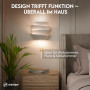 lampe murale design avec 2 ampoules LED G9