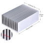 Aigid 1 pc radiateur en aluminium dissipateur de chaleur refroidissement pour LED amplificateur Transistor IC Module 100 x 69 x