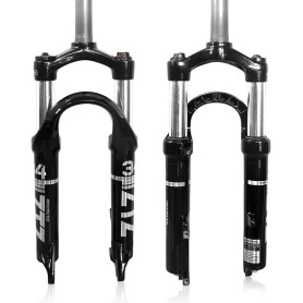 ZTZ Fourche de Suspension de vélo Pliable de 50 cm, déplacement de 80 mm, moyeu Spatial de 100 mm, QR 9 mm, Fourche Avant de Fre ZTZ Fourche de Suspension de vélo Pliable de 50 cm