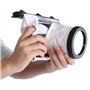 Sxhlseller Sacoche étanche Universelle sous-Marine 20M pour Appareils Photo Reflex Numériques (Blanc)