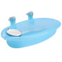 Hztyyier Bain D'oiseau avec Miroir, Boîte de Bain D'oiseau de Baignoire de Perroquet pour Animaux de Compagnie Mignon avec Acces