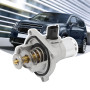 Attisfiera 71770832 Thermostat de liquide de refroidissement avec joint de boîtier 2 pôles avant gauche pour Cruze Orlando Astra