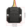 GNXfixt Régulateur De Tension Redresseur pour Linhai 260Cc 300Cc ATV Scooter Dirt Bike Go Kart Tension DC Régulateur Rectifieur 