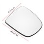 Anlseiod Verre Retroviseur Gauche Compatible avec Renault Trafic MK2 O-pel Vivaro A Nissan Primastar 2001-2014 Miroir Glace De R