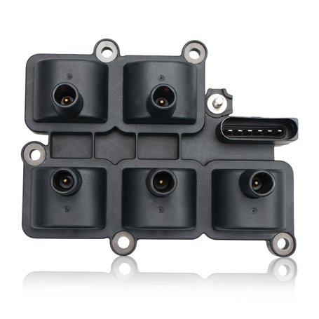 Anlseiod 071905106 Bobine d'allumage compatible avec Bora Golf Passat 2.3 Vr5 V5 Bobine d'allumage Remplace 0986221017 004010003