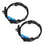 Anlseiod Capteur ABS Avant Gauche Droite pour Citroën C5 III/C5 III Break C6 Peugeot 407/407 Coupé SW 508 I/508 SW I Capteur ABS