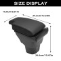 Anlseiod Accoudoir compartiment de rangement pour Nissan JUKE 2010-2019 Repose-bras avec cendrier et porte-gobelet et prise USB