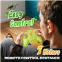 Glückpa Rechargeable Caméléon Télécommandé, Gecko Radiocommandé avec Yeux LED, Lézard Robot Jouet, Cadeau Anniversaire pour Enfa
