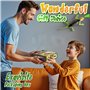 Glückpa Rechargeable Caméléon Télécommandé, Gecko Radiocommandé avec Yeux LED, Lézard Robot Jouet, Cadeau Anniversaire pour Enfa