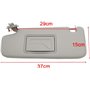 Pare-Soleil de Voiture Pare-Soleil Gauche avec Miroir adapté for Chevrolet Aveo 2012 2013 2014 Gris Visières de Soleil