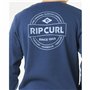 Sweat sans capuche homme Rip Curl Stapler Crew Bleu