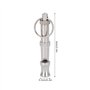 Duokon 2 Pices en Acier Inoxydable Pigeons sifflet ultrasonique Formation sifflet Portable Formateur Outil de Formation pour Chi