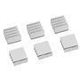 Heatsink, Chip Heat Sink, Adhesive Aluminum Chip Heat Sinks Fast Heat Dissipation for 3D Printer A4988 (10 Pack)