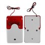Alarme stroboscopique lumière Rouge 12V sirène stroboscopique Filaire Alarme sonore Stroboscope lumière Rouge sirène sonore syst