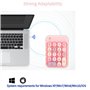 Clavier numérique sans Fil pour Ordinateur Portable/Ordinateur Portable, Clavier numérique portatif Keycap Chocolat pour Changem
