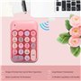 Clavier numérique sans Fil pour Ordinateur Portable/Ordinateur Portable, Clavier numérique portatif Keycap Chocolat pour Changem