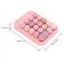 Clavier numérique sans Fil pour Ordinateur Portable/Ordinateur Portable, Clavier numérique portatif Keycap Chocolat pour Changem