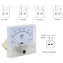 Ampèremètre, Ampèremètre Analogique, 85c1 DC 0~100ma Pointeur DC Ampèremètre Panneau de Courant Indicateur de Mesure Instrument 