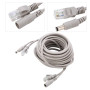 10M/393 7ft Câble Ethernet cable camera de surveillance Port RJ45, Câble DC Ethernet CCTV, Câble d'extension d'alimentation pour