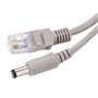 10M/393 7ft Câble Ethernet cable camera de surveillance Port RJ45, Câble DC Ethernet CCTV, Câble d'extension d'alimentation pour