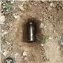 SOKIMI Capsule temporelle - Contenant Durable de Serrure de récipient de Capsule d'acier Inoxydable Anti-corrosif pour Le Futur