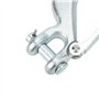 EVGATSAUTO Crochet de Treuil, Crochets de Chape de Remorque de Treuil de 3/8 Po Ouverture Large de 1 Po de 18 000 LB avec Loquet