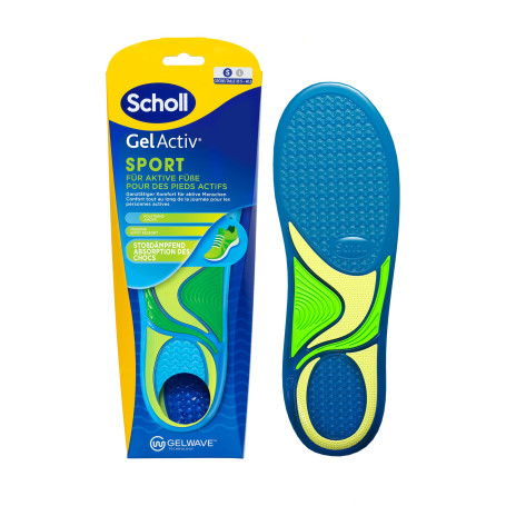 Scholl GelActiv Semelles de sport pour homme et femme