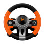 KROM K-Driver – Volant de course avec pédales et vibrations, compatible PC, PS3, PS4 et Xbox One, avec levier de vitesses, palet